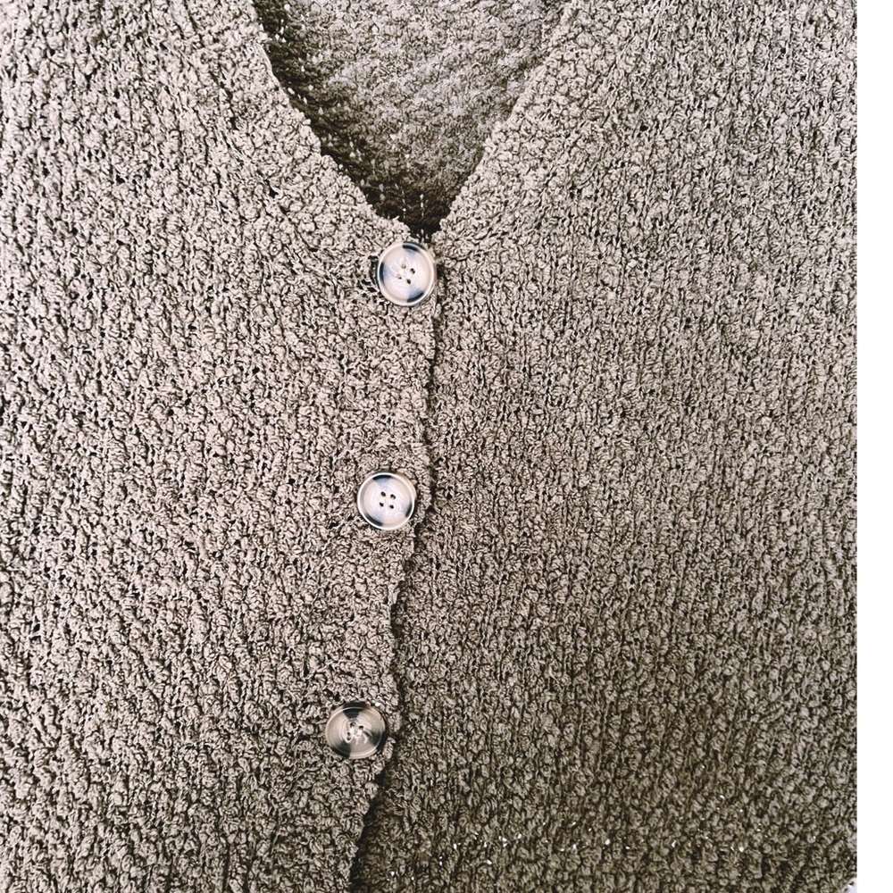 🌷V-neck ultrasoft cardigan-Small - Picture 4 of 5